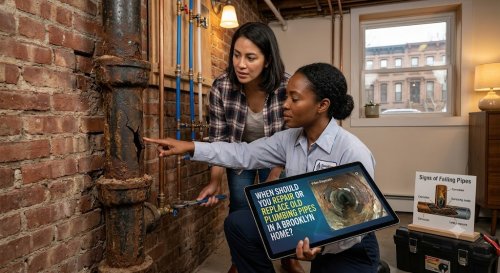 Repair vs Replace Old Plumbing Pipes in Brooklyn Homes