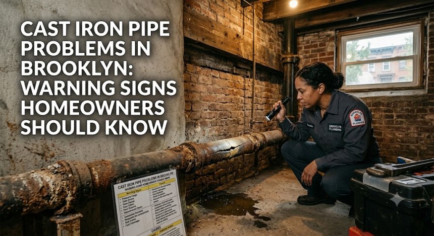 Cast Iron Pipe Problems in Brooklyn: Warning Signs