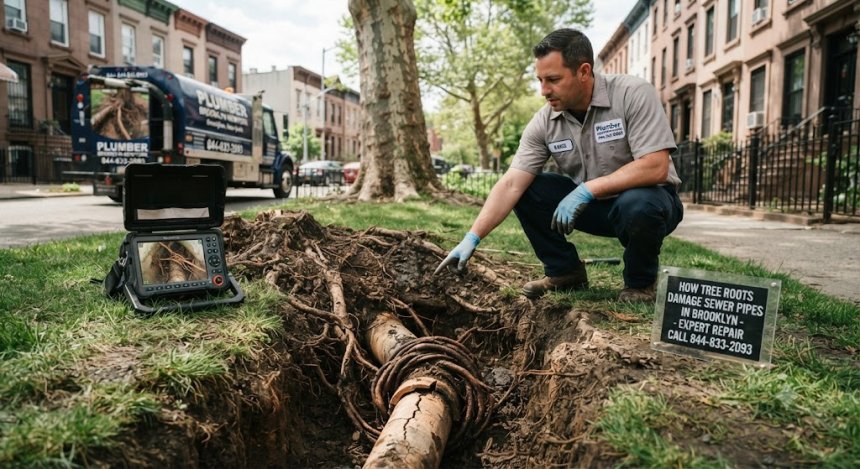 How Tree Roots Damage Sewer Pipes in Brooklyn